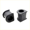 Black rubber front stabilizer shaft bushing with square cross-section and rounded edges for toyota hilux 1984-1997