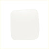 Front tow hook caps for toyota rav4 2009-2012 are sleek white square covers with rounded edges and a glossy finish