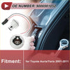 White plastic front turn signal light socket wiring with black wire and connector for toyota auris 2001-2011
