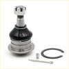 Front upper ball joint for toyota hilux 2004-2016 silver metal with black rubber boot and retaining ring pin cap