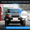 Silver metallic front upper windshield mould trim made of metal for toyota fj cruiser 2007-2014
