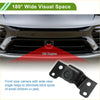 Black plastic front view camera for toyota rav4 2019-2023 with 180-degree wide angle for enhanced visibility