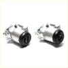 Front wheel brake cylinder lhs for toyota hilux 1984-1988 showing silver and black ignition coil assemblies with metal terminals