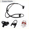Front wheel brake pad wear sensor for toyota prius 2010-2015 with black abs plastic brake pedal position sensor and white connector