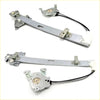 Front window regulator lh for nissan pathfinder terrano 1985-1995 with silver metal assembly and black wiring connectors