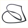 Black rubber front windshield weatherstrip seal made for Mitsubishi Galant and Chrysler Colt window frames