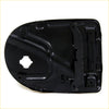 Fuel door cover for nissan navara single cab 2004-2014 showing black plastic side mirror housing back with mounting bracket