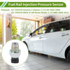 Silver metallic fuel injection pressure sensor with hexagonal base and black plastic connector for toyota avensis ii saloon 2.2