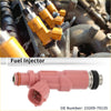 Fuel injector 2.7 for toyota 4runner base 1998-2000 with pink plastic body black rubber seal and metallic end cap