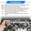 Silver metallic fuel rail with four black injector nozzles and brass fittings for toyota 4runner 4.7 (2004-2009)