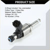 Fuel injector for toyota avalon 2019-2021 3.5l with silver metal body black plastic parts and blue o-ring