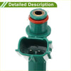 Green plastic fuel injector with red and green rubber seals for toyota highlander base 2.4 2004-2007