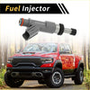 Fuel injector nozzle for toyota tacoma 2005-2014 gray and black with silver tip molded plastic housing and orange o-ring seal