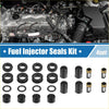 Black fuel injector o rings seals and 4 micro filters kit for Toyota Tacoma 1995-2000 automotive use