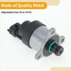 Fuel pressure regulator for Toyota Auris 2007-2012 silver metallic with black fittings teal o-ring adjustable 20 to 70 psi