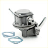 Gray metallic fuel pump assembly with lever handle and threaded fittings for toyota hilux 2nd gen 1972-1978