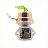 Shiny metallic fuel pump for mitsubishi chrysler plymouth with pinkish-gold finish and brass fittings