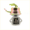 Shiny metallic fuel pump with brass top and green tubes showing internal parts for mitsubishi colt starion dodge chrysler conquest gx