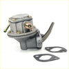 Gray metallic fuel pump with brass fittings and spring-loaded handle for toyota hilux 2nd gen 1972-1978
