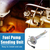 Silver metallic fuel pump sender unit with circular base and wiring for toyota 4runner 1989-1992 backside view