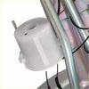 White plastic fuel sender unit motor housing with two metal pins suitable for nissan patrol gu y61 4.8 back side