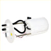 White plastic fuel suction pump for toyota hilux 2005-2015 with black coiled hoses and metal springs visible from back side