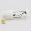 White plastic fuel suction pump tube with metallic rods and colored wiring featuring a yellow cap for toyota hilux