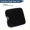 Black glossy fuel tank door cover with rounded edges for toyota tundra 2003-2006 gas filler door