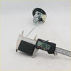 Black rubber fuel tank gauge sending unit with metallic housing and wire for toyota hilux measured at 286.7 mm