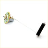 Fuel tank gauge sending unit for toyota hilux with black metallic circular sensor head and wire connection housing