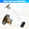 Black plastic fuel tank gauge sending unit with long metal rod and metallic housing for 78-82 toyota pickup truck