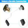 Black plastic fuel tank gauge sending unit with metal parts and long rod for toyota pickup truck 1978-1982 back view