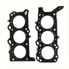 Black engine head gaskets with three circular openings and bolt holes for suzuki grand vitara xl7 27l 2001-2006