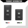 Black rectangular garage opener push button switch with silver icon labeled small model for Toyota Land Cruiser 4Runner