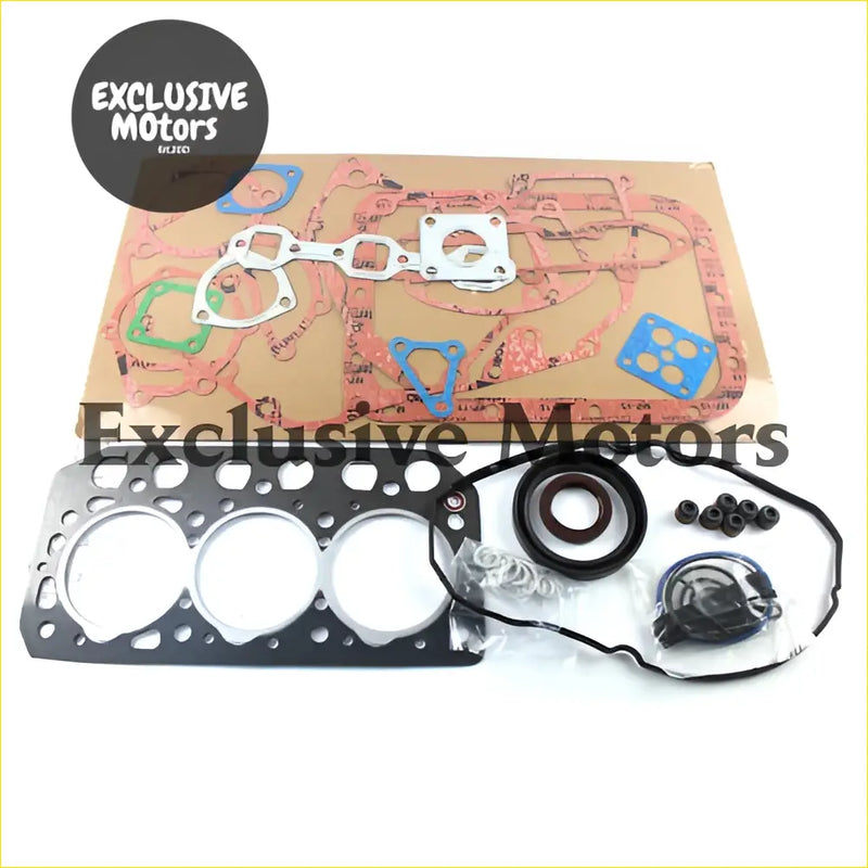 Black engine head gasket kit with assorted seals and rings for mitsubishi s3l s3l2 engines 2000-2023