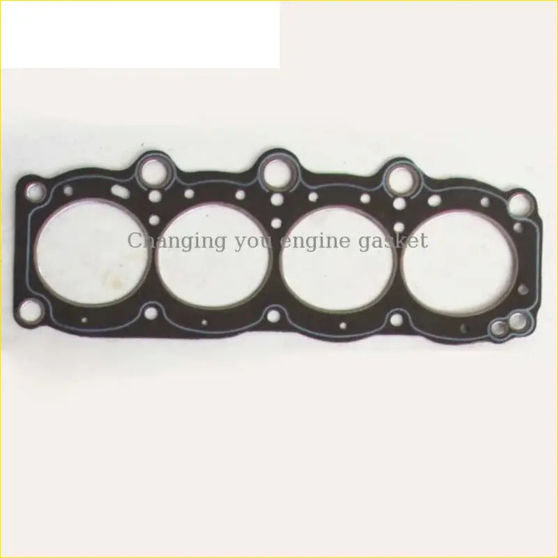 Black rubber cylinder head gasket with four circular openings for toyota carina celica corona camry 1.8 use