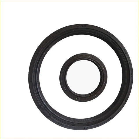 Black rubber crankshaft oil seals gasket pro 1zzfe for toyota avensis corolla auris with embossed markings