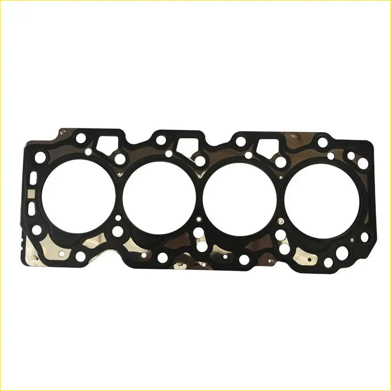 Black engine head gasket with four circular openings and bolt hole pattern for toyota corolla 2ct 2c cylinder head
