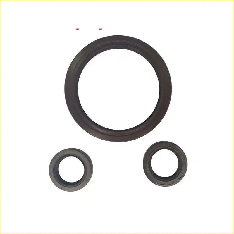 Black rubber crankshaft oil seals in varying sizes for gasket pro 2e 3e toyota corolla tercel starlet 90311 product