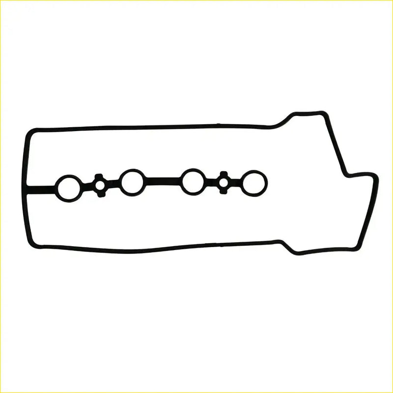 Black outline razor blade illustration with five holes for gasket pro 2szfe 1szfe valve cover gasket toyota