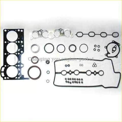 Black and silver metal gasket set with seals and rings for toyota yaris 13l 2szfe engine by gasket pro