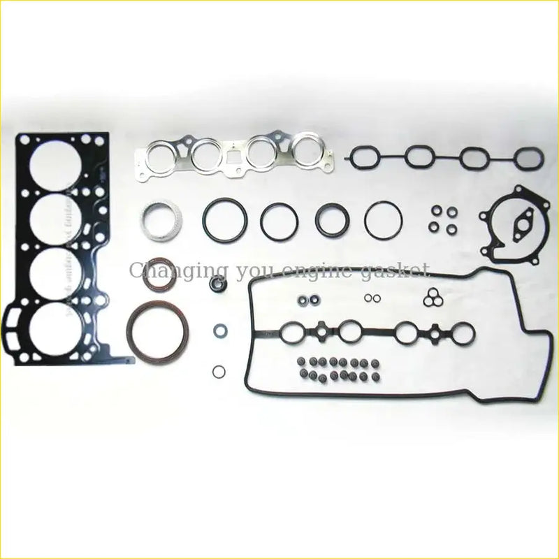 Black and silver metal gasket set with seals and rings for toyota yaris 13l 2szfe engine by gasket pro