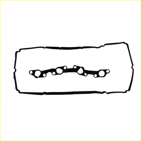 Black rubber engine valve cover gasket with multiple circular openings for toyota hilux landcruiser rocker cover