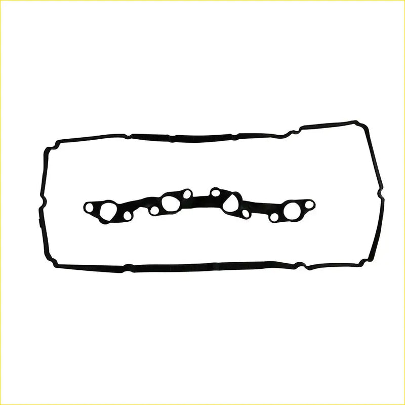 Black rubber engine valve cover gasket with multiple circular openings for toyota hilux landcruiser rocker cover