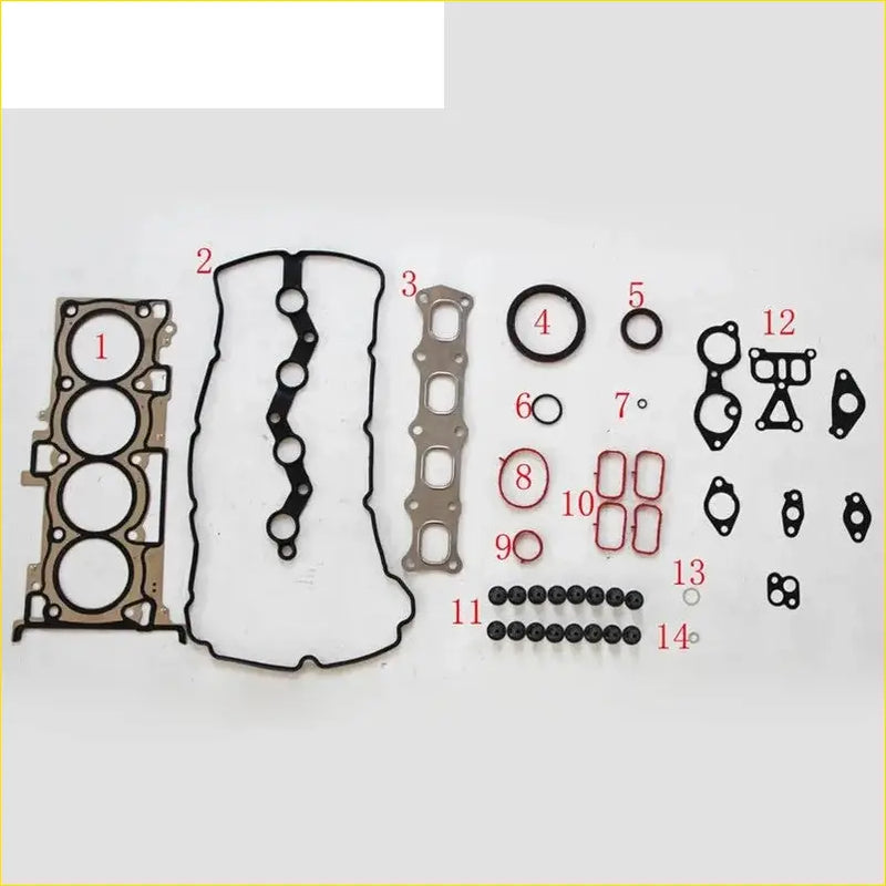 Black rubber gasket set for mitsubishi lancer cy4a asx engine head full set by gasket pro 1000b334