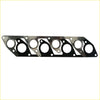 Black and silver engine head gasket with circular cutouts for mitsubishi pajero hyundai terracan 4d56 4d56t d4bh engine