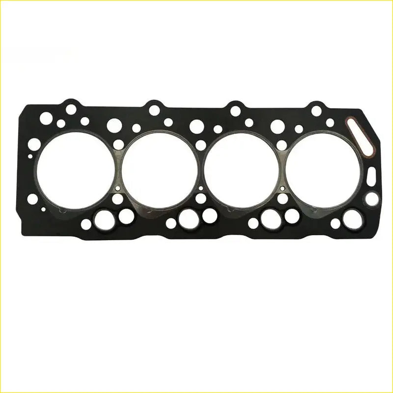 Black rubber gasket pro 4d56 cylinder head gasket with four circular openings for mitsubishi engine alignment