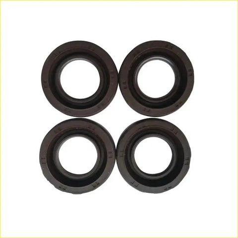 Set of four black rubber oil seals gasket pro 4efe 4e fe for toyota corolla spark plug gasket