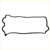 Black outline of a rectangular decorative gasket label with scalloped edges for toyota corolla 4efe rocker cover