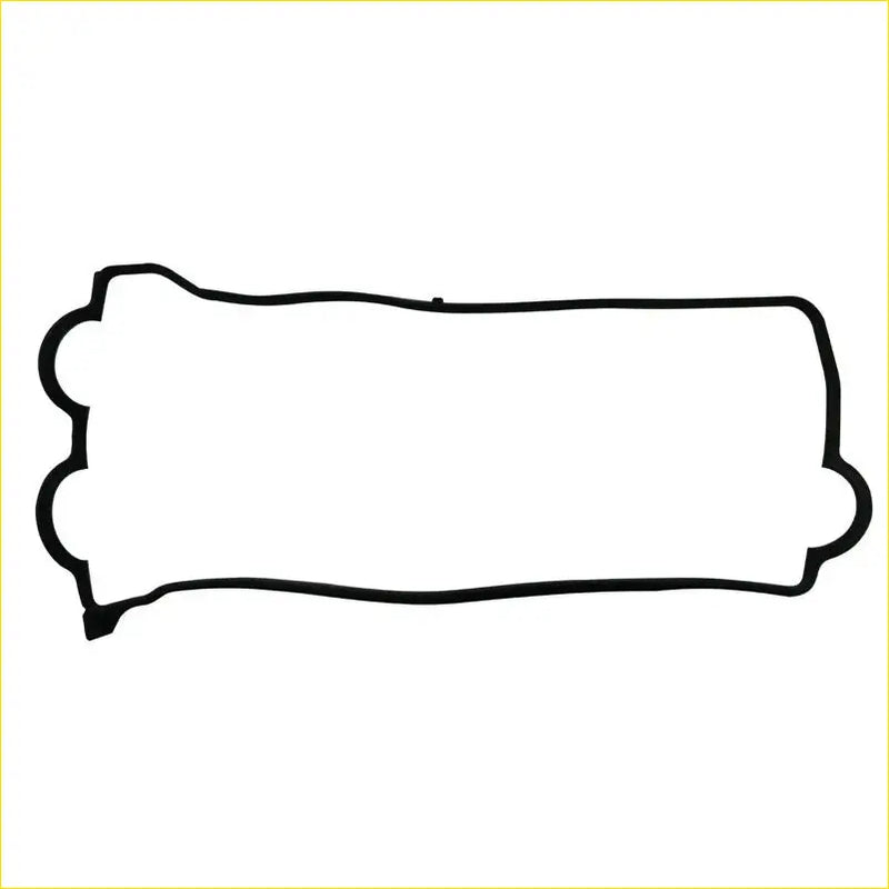 Black outline of a rectangular scalloped label for gasket pro 4efe rocker cover for toyota corolla